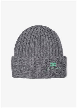Core future wool knit hue Charcoal Grey A6928 Ganni 